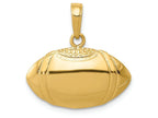 FJC Finejewelers 14k Yellow Gold Football Profile Charm