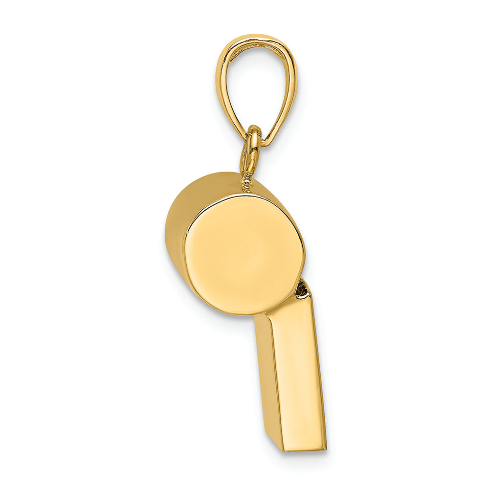 FJC Finejewelers 14k Yellow Gold 3d Whistle Charm