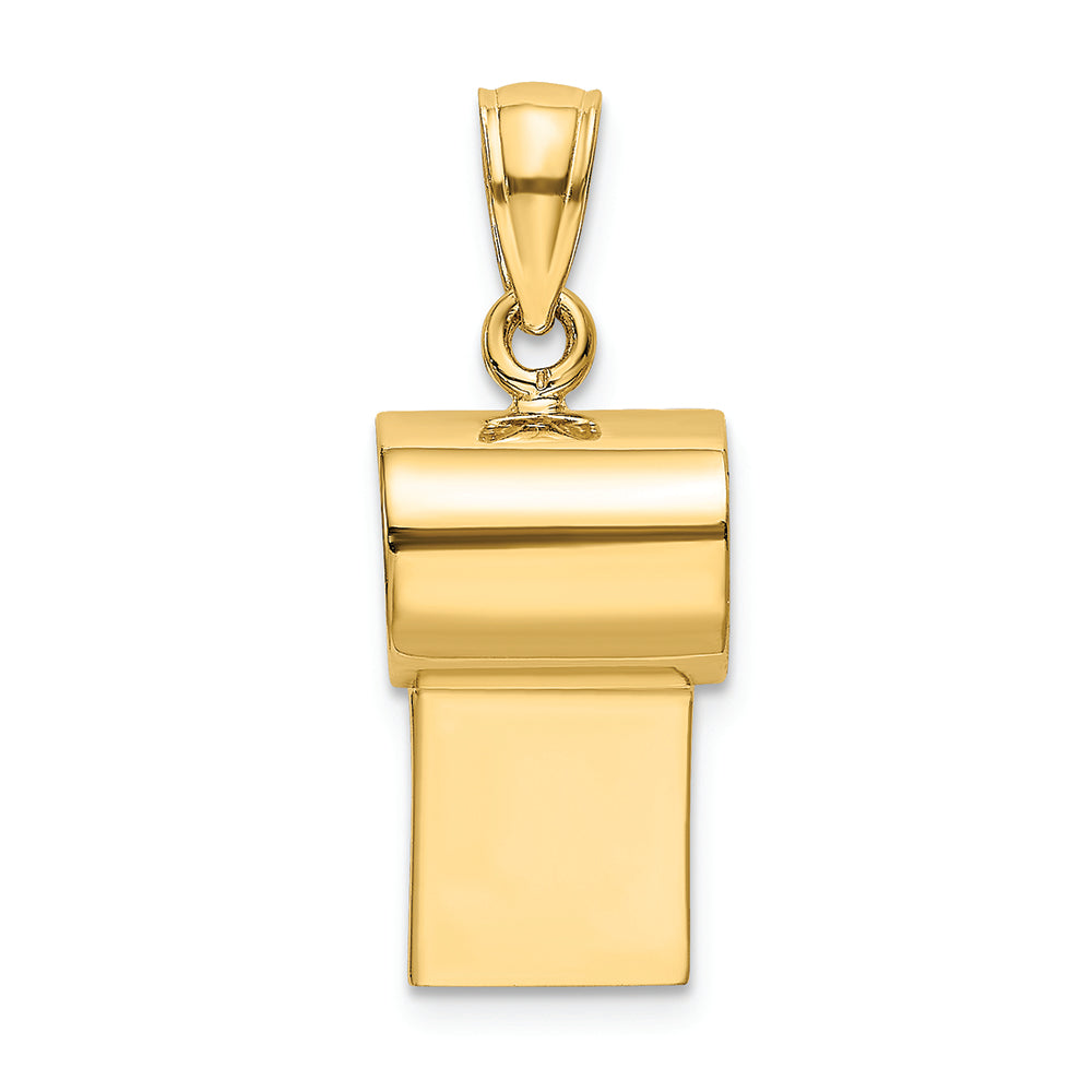 FJC Finejewelers 14k Yellow Gold 3d Whistle Charm