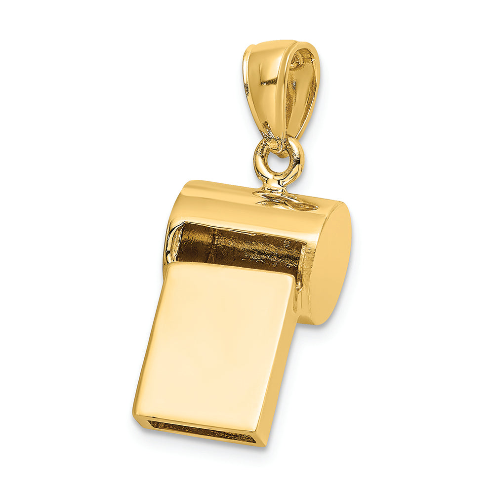 FJC Finejewelers 14k Yellow Gold 3d Whistle Charm
