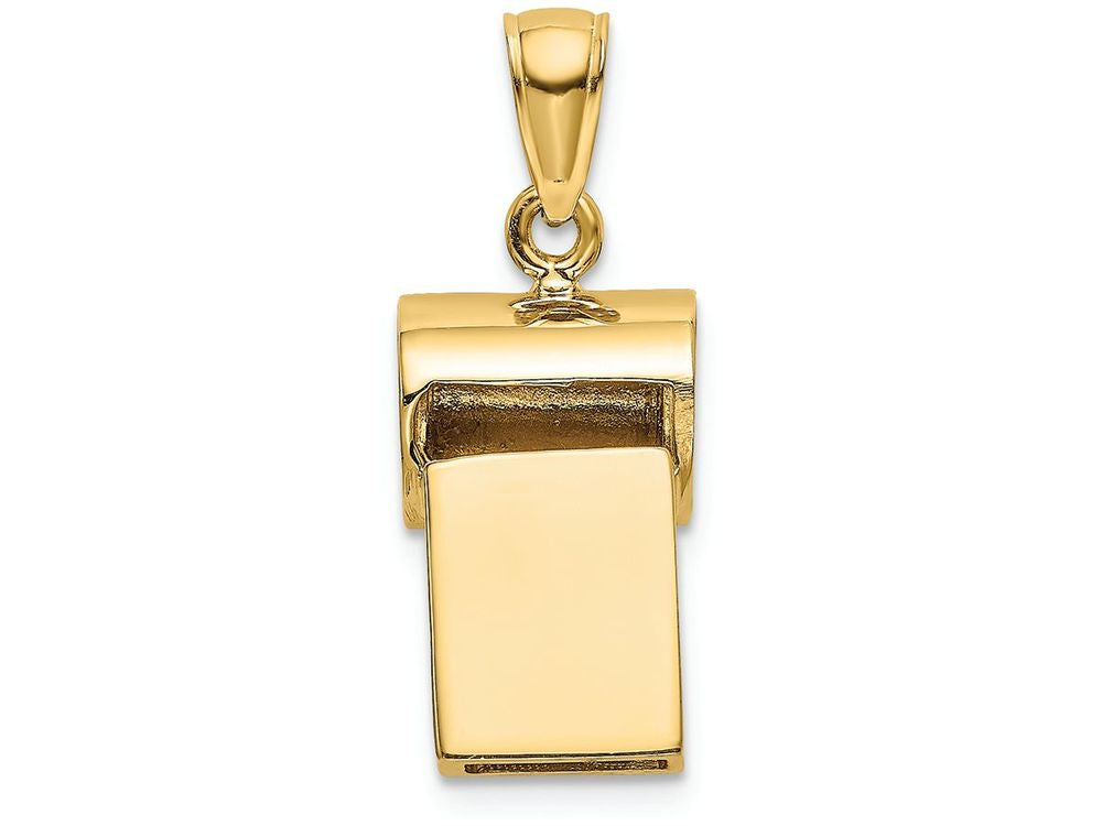 FJC Finejewelers 14k Yellow Gold 3d Whistle Charm