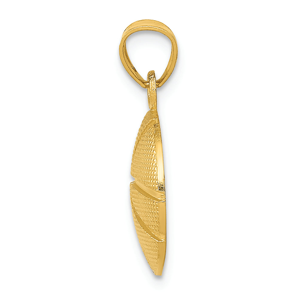 FJC Finejewelers 14k Yellow Gold Basketball Charm