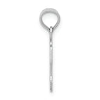 FJC Finejewelers 14k White Gold Basketball In Net Charm