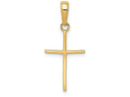 FJC Finejewelers 14k Yellow Gold Polished Cross Charm
