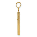 FJC Finejewelers 14k Yellow Gold Polished Cross Charm