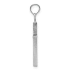 FJC Finejewelers 14k White Gold Polished Cross Charm