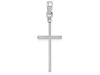 FJC Finejewelers 14k White Gold Polished Cross Charm