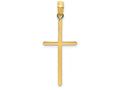 FJC Finejewelers 14k Yellow Gold Polished Cross Charm