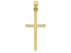 FJC Finejewelers 14k Yellow Gold Polished Cross Charm