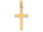 FJC Finejewelers 14k Yellow Gold Beveled Cross Charm