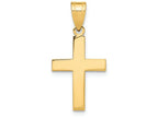 FJC Finejewelers 14k Yellow Gold Polished Cross Charm
