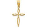 FJC Finejewelers 14k Yellow Gold Passion Cross Charm
