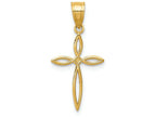 FJC Finejewelers 14k Yellow Gold Passion Cross Charm