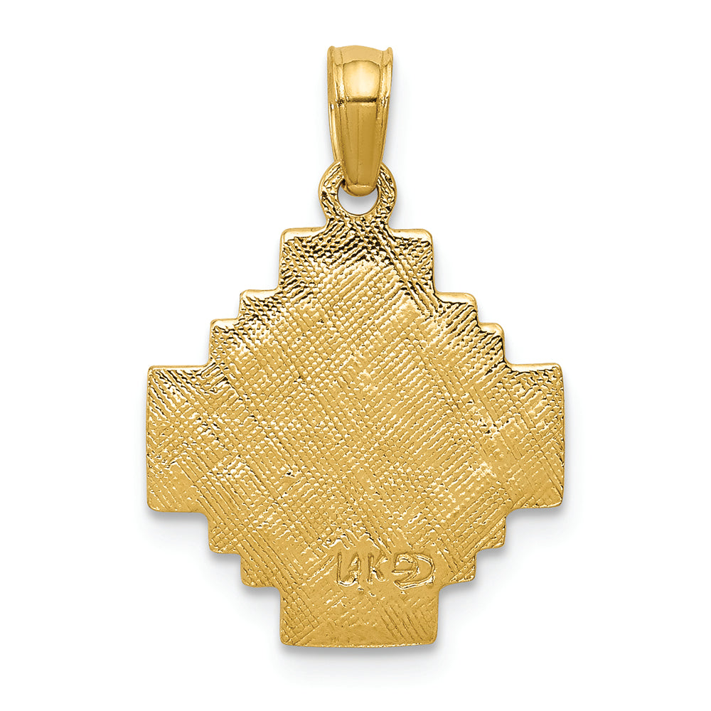 FJC Finejewelers 14k Yellow Gold Jerusalem Cross Charm