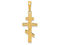 FJC Finejewelers 14k Yellow Gold Eastern Orthodox Cross Charm