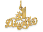 FJC Finejewelers 14k Yellow Gold #1 Daughter Charm