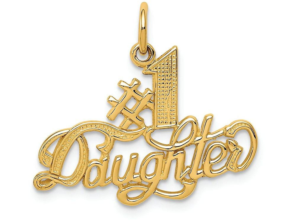FJC Finejewelers 14k Yellow Gold #1 Daughter Charm