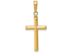 FJC Finejewelers 14k Yellow Gold Reversible Latin Cross Charm