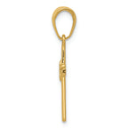 FJC Finejewelers 14k Yellow Gold Polished Cross Charm