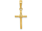 FJC Finejewelers 14k Yellow Gold Polished Cross Charm
