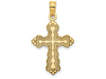 FJC Finejewelers 14k Yellow Gold Scalloped Cross Charm