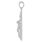 FJC Finejewelers 14k White Gold Inri Crucifix Charm