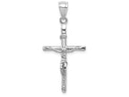 FJC Finejewelers 14k White Gold Inri Crucifix Charm