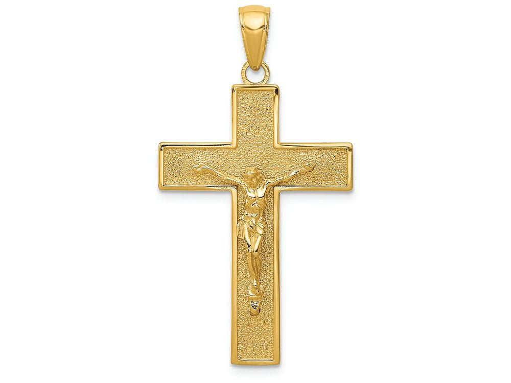 FJC Finejewelers 14k Yellow Gold Crucifix Charm