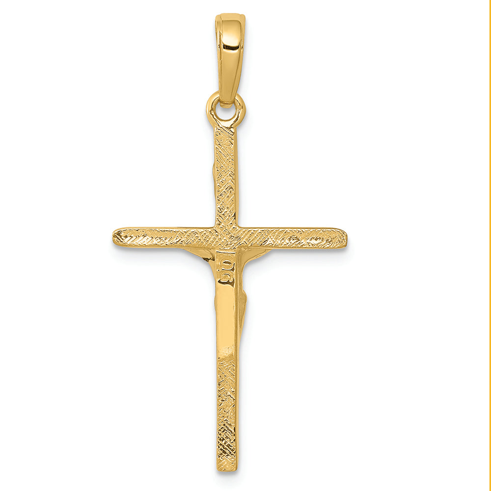 FJC Finejewelers 14k Yellow Gold Crucifix Charm