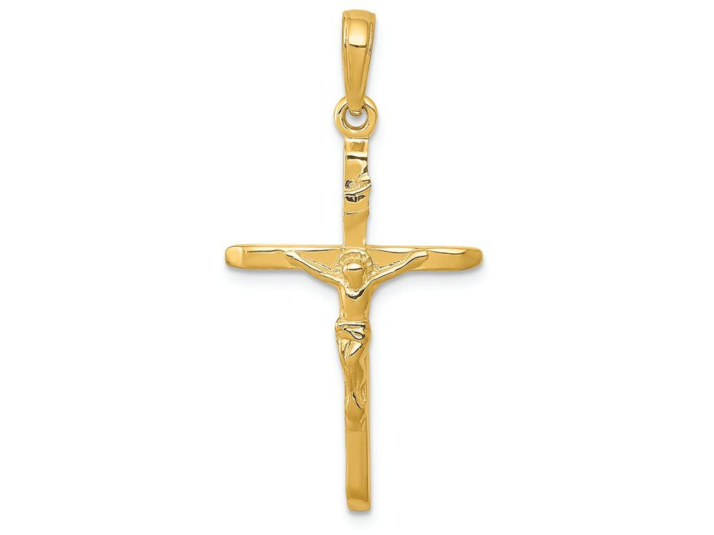 FJC Finejewelers 14k Yellow Gold Crucifix Charm