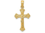 FJC Finejewelers 14k Yellow Gold Inri Crucifix Charm