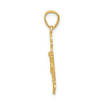 FJC Finejewelers 14k Yellow Gold Small Crucifix Charm