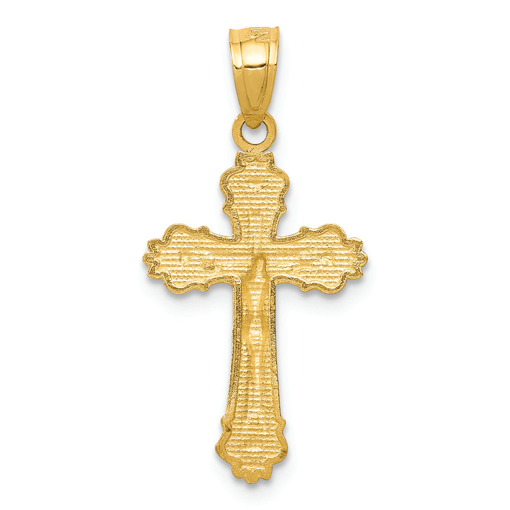 FJC Finejewelers 14k Yellow Gold Small Crucifix Charm