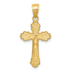 FJC Finejewelers 14k Yellow Gold Small Crucifix Charm