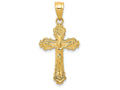 FJC Finejewelers 14k Yellow Gold Small Crucifix Charm