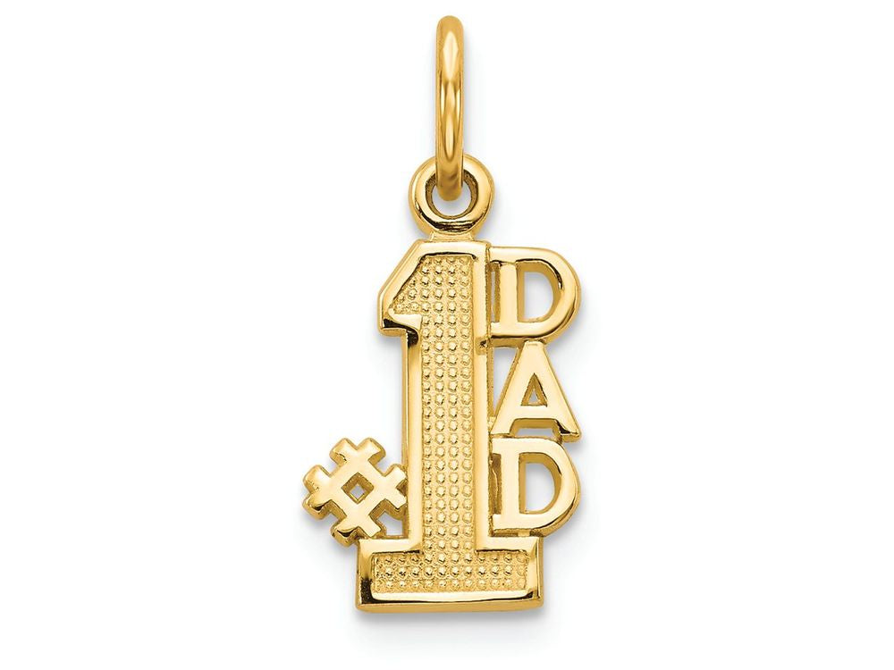 FJC Finejewelers 14k Yellow Gold #1 Dad Charm