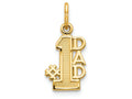 FJC Finejewelers 14k Yellow Gold #1 Dad Charm