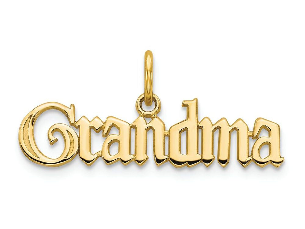 FJC Finejewelers 14k Yellow Gold Grandma Charm