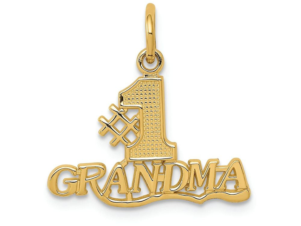 FJC Finejewelers 14k Yellow Gold #1 Grandma Charm