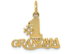 FJC Finejewelers 14k Yellow Gold #1 Grandma Charm