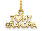 FJC Finejewelers 14k Yellow Gold I Love My Grandma Charm