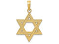 FJC Finejewelers 14k Yellow Gold Star Of David Charm