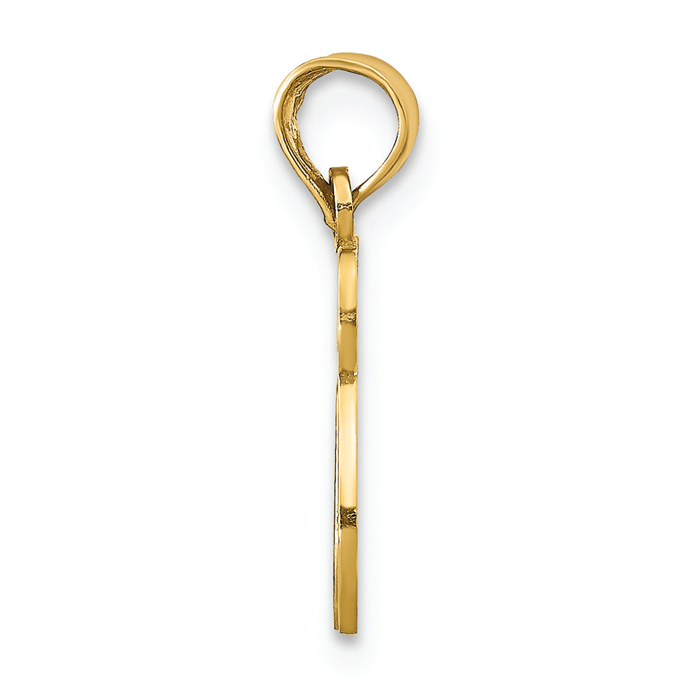 FJC Finejewelers 14k Yellow Gold Chai Cut-out Charm