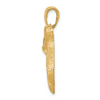 FJC Finejewelers 14k Yellow Gold Jewish Chi (long Life) Charm