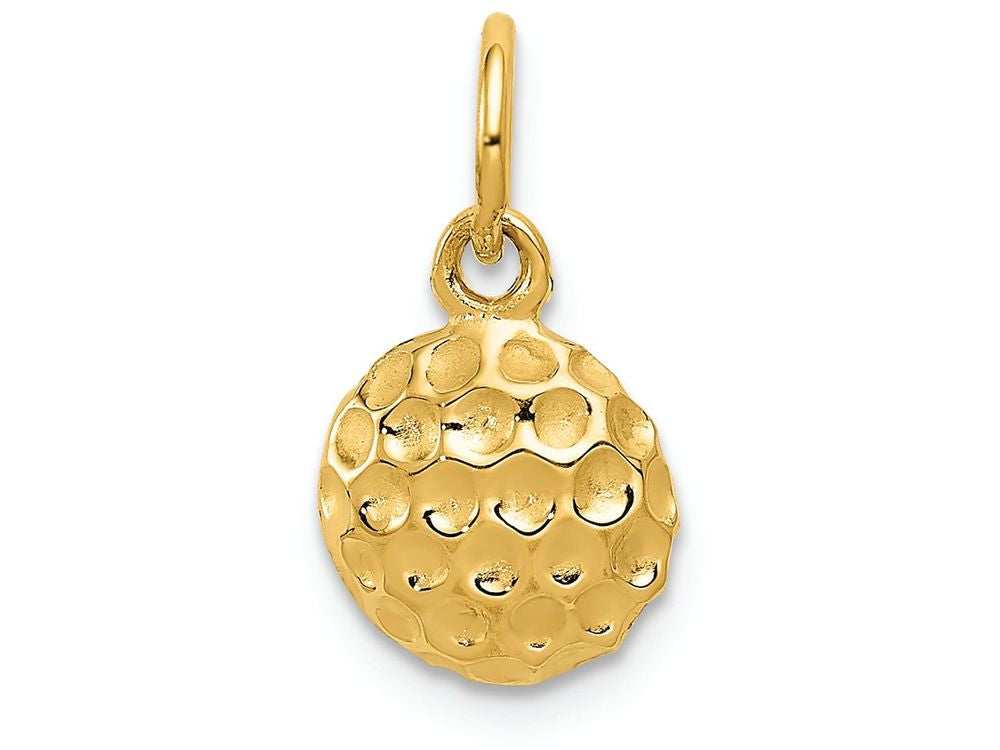 FJC Finejewelers 14k Yellow Gold Golf Ball Charm