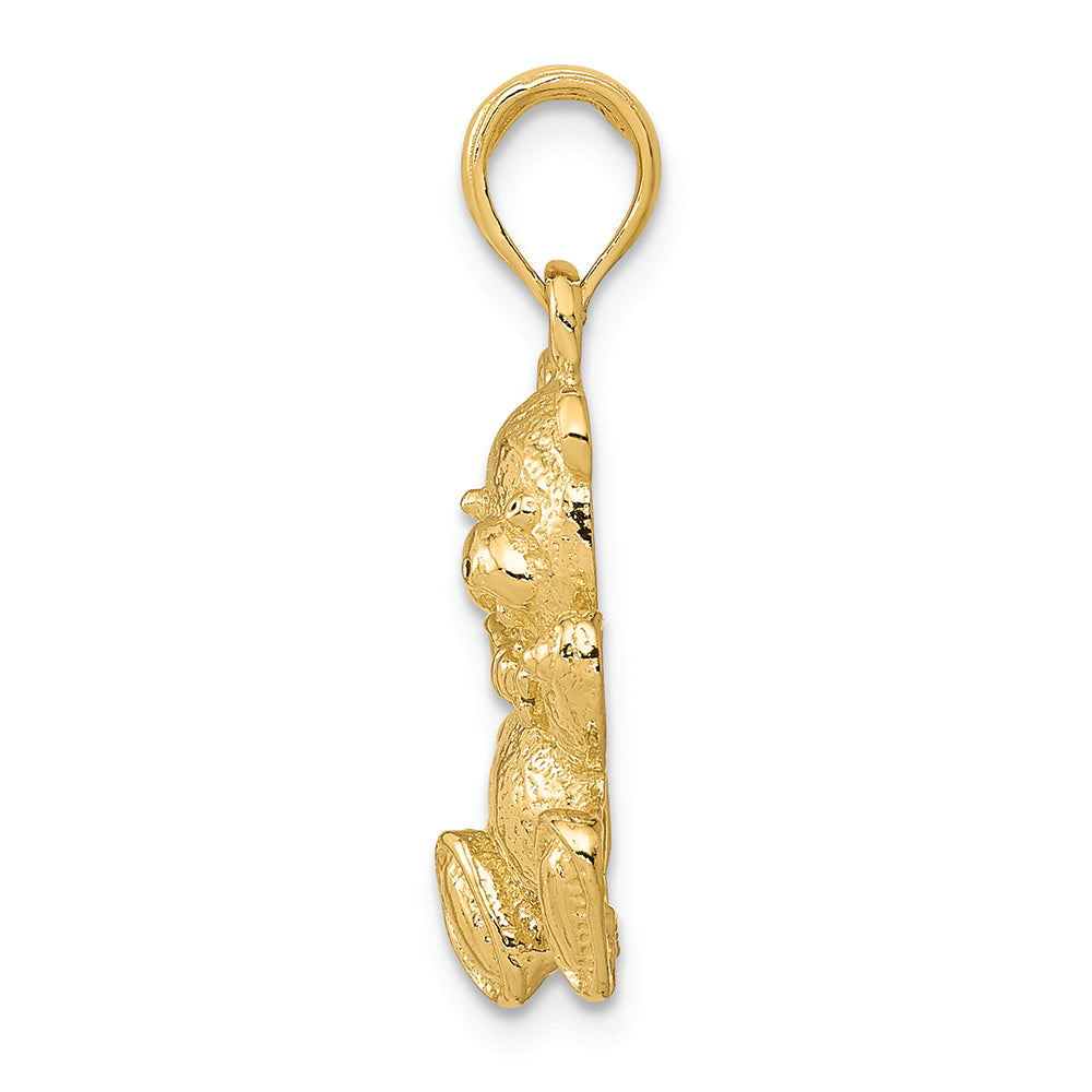 FJC Finejewelers 14k Yellow Gold Teddy Bear Charm