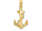 FJC Finejewelers 14k Yellow Gold Polished Anchor Charm