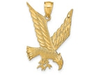 FJC Finejewelers 14k Yellow Gold Bright Cut Eagle Charm