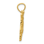FJC Finejewelers 14k Yellow Gold Polished Horse Charm