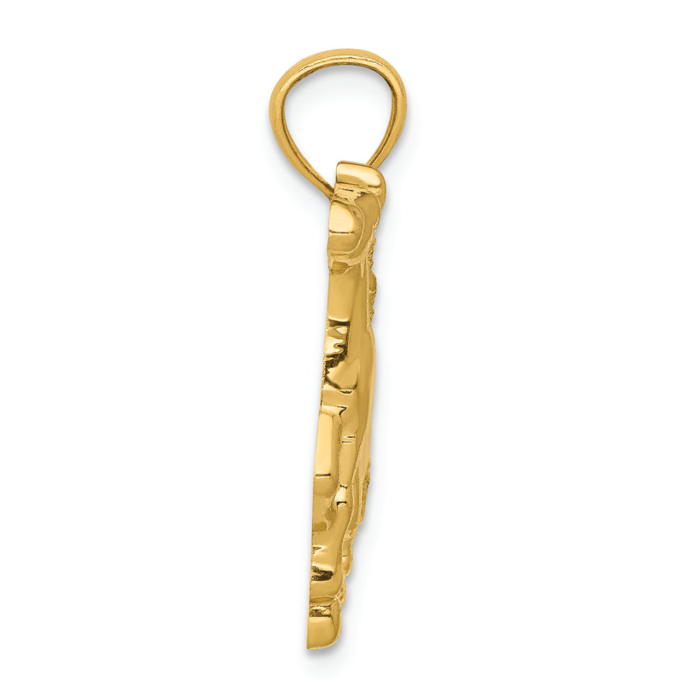 FJC Finejewelers 14k Yellow Gold Polished Horse Charm